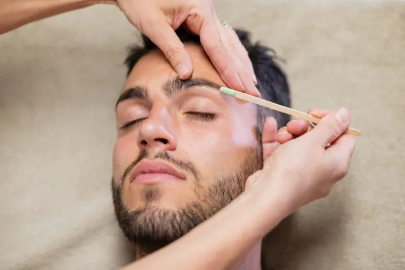 Depilación Facial con cera Hombre en Boadilla del Monte